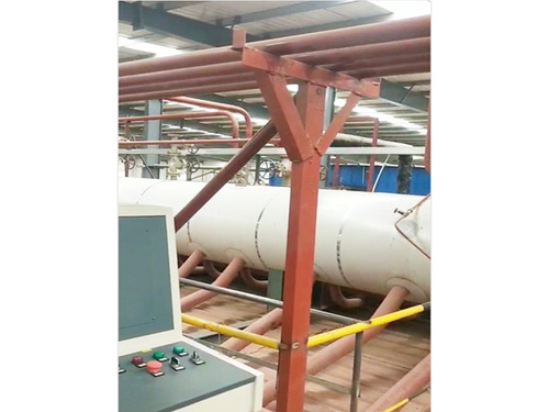 新疆巴里坤余熱鍋爐施工現場